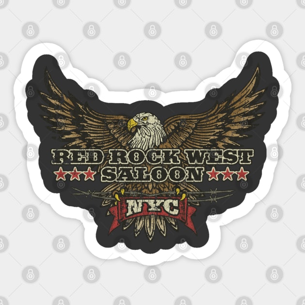 Red Rock West Saloon Sticker by JCD666